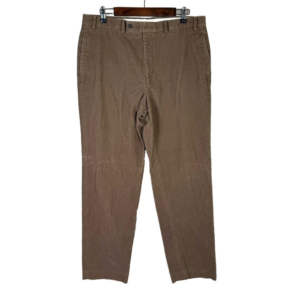 Lauren Ralph Lauren Corduroy Pants Men's‎ 36x32 Tan Classic Office Preppy Casual
